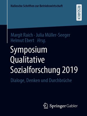 cover image of Symposium Qualitative Sozialforschung 2019